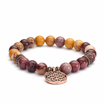 Mookaiet Jaspis Mala armband